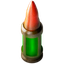 Explosive uranium cannon shell